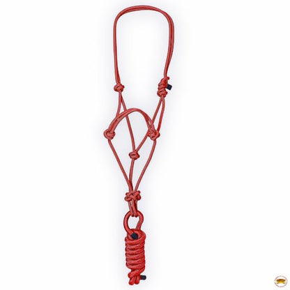 HILASON Western Nylon Lead Rope Halter Horse Size 8 Ft - color: Red