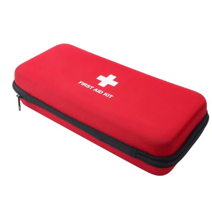 First Aid Hard Case Empty First Aid Hard Emergency Case Bags EVA Red Medical Bag for Home Health Office Car Camping Outdoors First Responder (Red W) - color: Red W