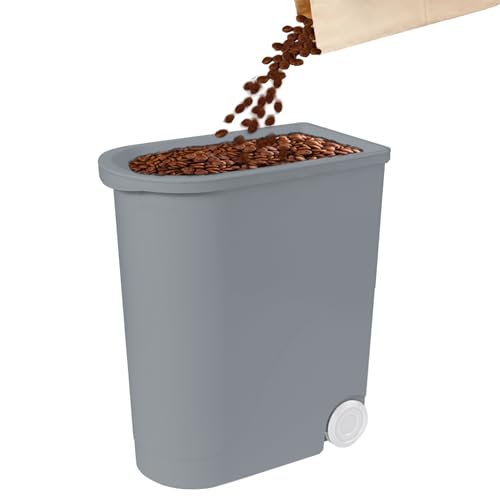 Airtight Pet Food Storage Container, Holds 30lbs - color: Grey, size: 30 lbs