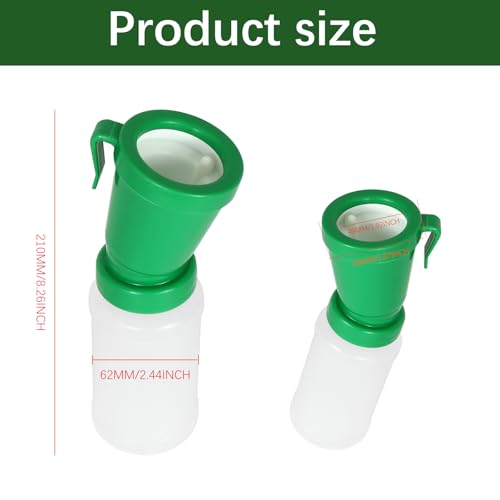 Teat Dip Cup - Non Reflow Design for Cow, Goat, Sheep - style: green