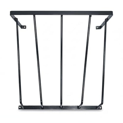 Dutch Ranch Heavy Duty Steel Wall Hay Rack, Black, 18.5" Long