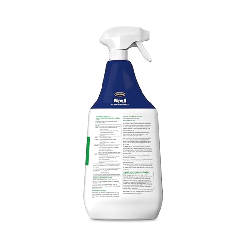 Farnam Wipe II Horse Fly Spray with Citronella, 32 oz Spray - size: 32 Fl Oz (Pack of 1)