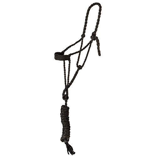Tough 1 Premium Mule Tape Halter w.Lead - color: Black
