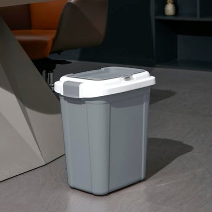 Airtight Pet Food Grey Storage Container, 23 Qt - color: Grey, size: 20 lbs