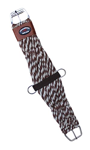 Horse Western 27 Strand Double Weave Two-Tone Mohair Roper Cinch 97RT17 - size: 34"