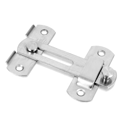 4 Packs Brushed Nickel Stainless Steel Barn Door Latch flip Door Latch - color: Brushed Nickel