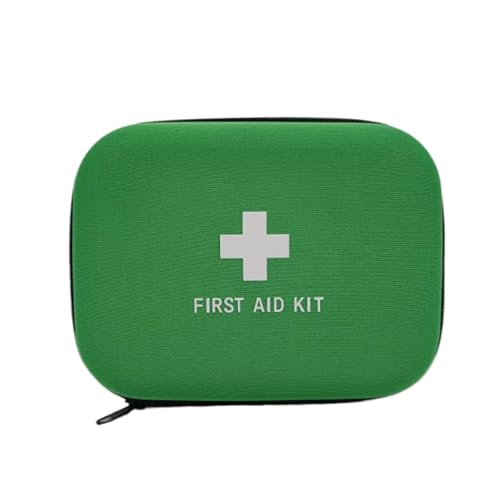 First Aid Hard Case Empty, First Aid Hard Case First Aid EVA Hard Red Medical Bag for Home Health First Emergency Responder Camping Outdoors (Green) - color: Green