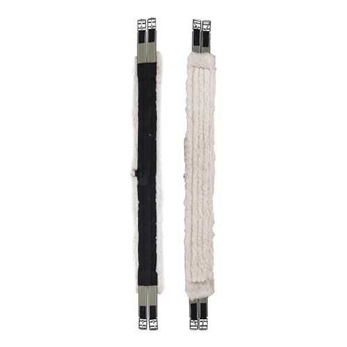 Fleece Padded Horse Girth 32" to 56" - color: Black, size: 32"