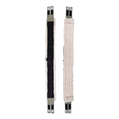 Fleece Padded Horse Girth 32" to 56" - color: Black, size: 32"