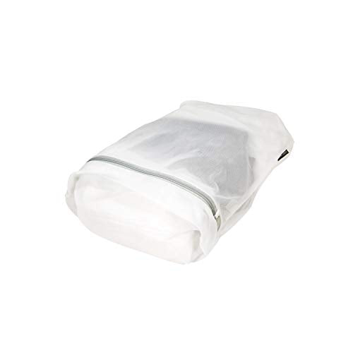 Laura Ashley Large Laundry Delicates with Zipper Closure to Protect Clothes Mesh Wash Bag, Clear, LA-92435