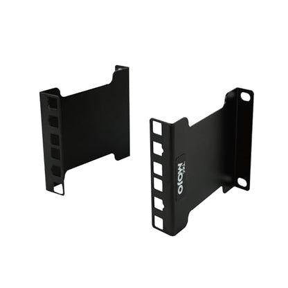 Tecmojo Server Rack Depth Extender - 2U - 4inch Depth - TAA Compliant - Recessed Rack Adapter - Rack Mount Adapter Kit - Network Rack Extender - size: 2U/4"