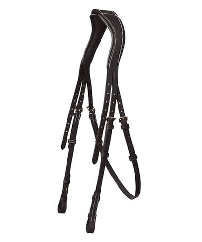 English Horse Bridle with Anatomic Crank Noseband & Detachable Flash | Vegetable Tanned Leather Jumping Bridle, Ergonomic Pressure Relief Crownpiece | Reins Included | Black, Brown - color: Havana, size: Cob/Medium Size