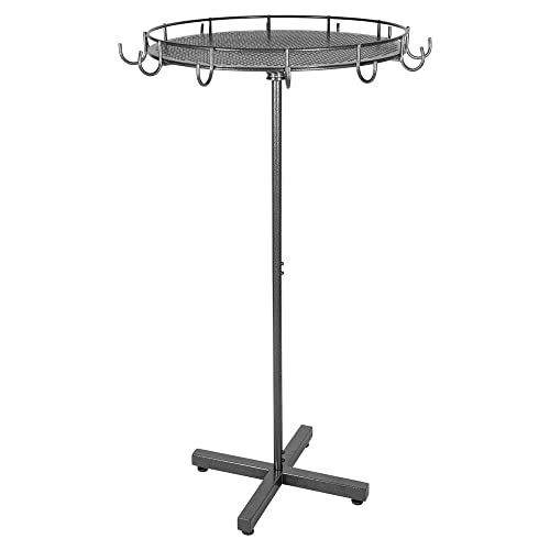 EASY-UP Pro Series 12-Hook Spinning Bridle Rack | Horse Tack Organization | 360-Degree Spinning Feature | 12-Hook Capacity | Handy Top Shelf | 7-Year Warranty