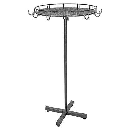 EASY-UP Pro Series 12-Hook Spinning Bridle Rack | Horse Tack Organization | 360-Degree Spinning Feature | 12-Hook Capacity | Handy Top Shelf | 7-Year Warranty