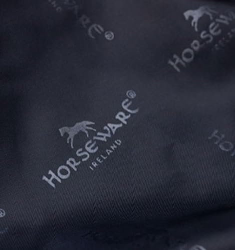 Horseware® Rambo® Stable Sheet with Embossed Lining - Navy/Navy & White, 78 inches - color: Navy/Navy & White, size: 78 inches