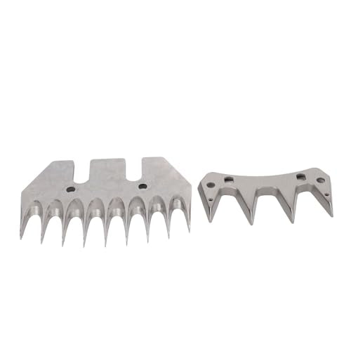 Sheep Shears Replacement Blades, Professional Stainless Steel Precise Teeth Design for Efficient Shearing, with Easy Installation, for Sheep Thick Coated Animal Hair Grooming (9 Teeth)