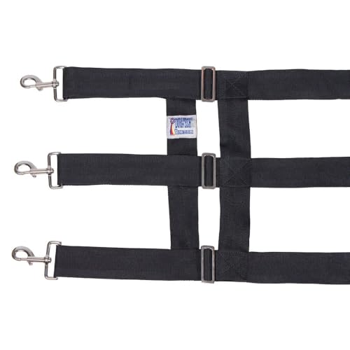 Dura-Tech Nylon Web Stall Guard | Adjustable & Durable | Allows Horse Interaction | Easy Installation