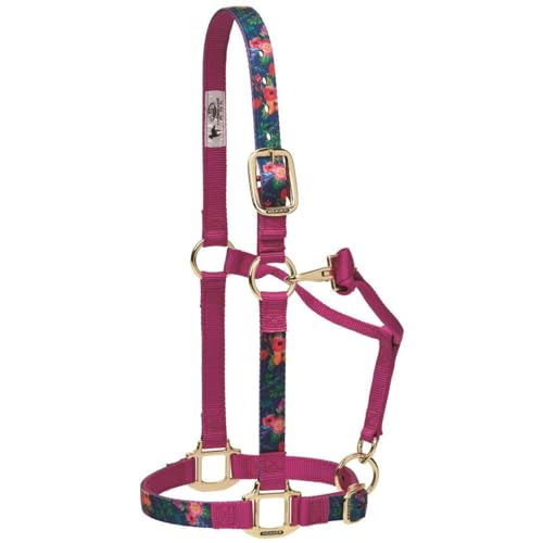 Weaver Leather Adjustable Patterned Nylon Horse Halter, Trekking West, Large