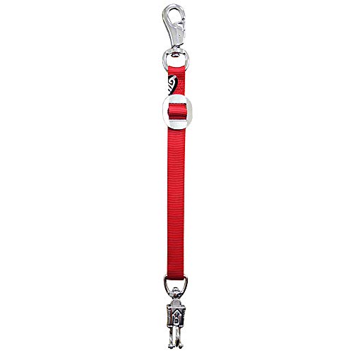 Weaver EquineNylon Trailer Tie - color: Red, size: 28"