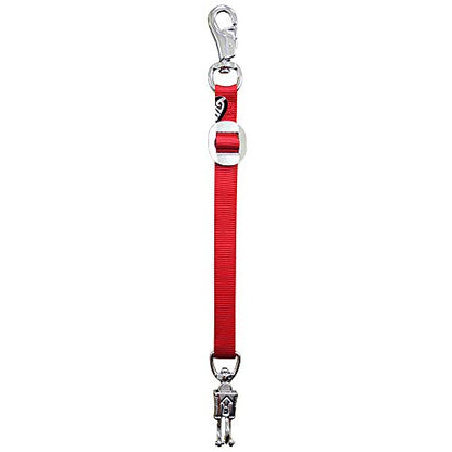 Weaver EquineNylon Trailer Tie - color: Red, size: 28"