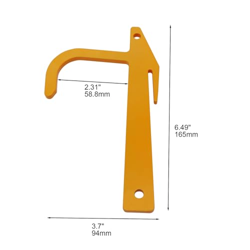 5 Packs Chain Link Banana Clip, Hook Loop Mesh Tools, Metal Fence Stretcher Tensioning, Top Rail Clamp Hanging for Fixed Chain Link