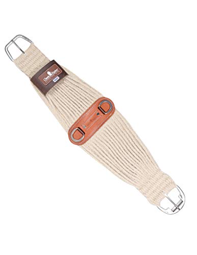 Classic Equine 100% Mohair Roper Cinch 31-Strand, Natural, 28-inch (CRC100N31-28)