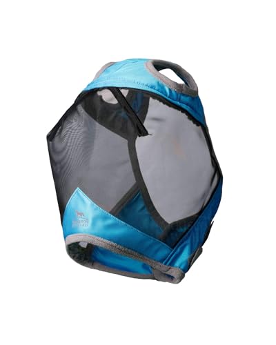Harrison Howard CareMaster Pro Luminous Fly Mask Large Eye Space Standard Voodoo Blue Extra Full Size - color: Voodoo Blue, size: Extra Full (X-Large)