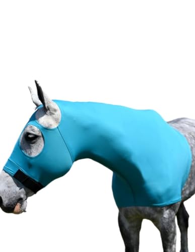 StretchX Pull On Slicker Hood M Teal - color: Teal, size: Medium (800-1100lbs)