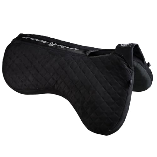 Total Saddle Fit Squish Pad - English - Impact Dampening Saddle Pad - color: Black, size: Small Jump