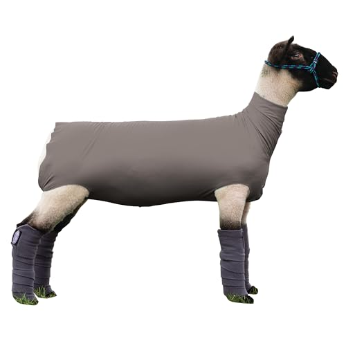 Weaver Livestock Spandex Sheep Tube - size: Large, style: Gray
