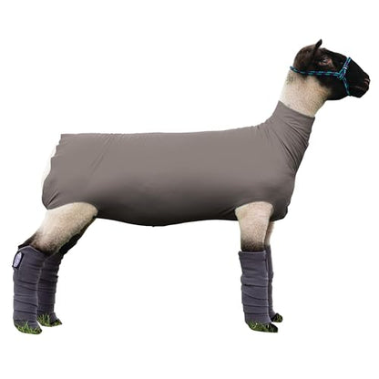 Weaver Livestock Spandex Sheep Tube - size: Large, style: Gray