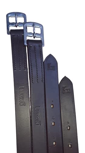 Stirrup Leathers for Horse Genuine Leather English Riding Stirrup Leathers