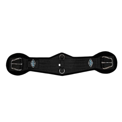Professional's Choice 2XCOOL Cinch | Cooling Minerals Infused in Liner | V-Shaped Design for Pressure Distribution | Extra Padding to Prevent Pinching | Honeycomb Silicone Soft Grip - color: Black, size: 36"