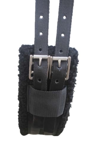 CHALLENGER Horse English Quilted Fleece Padded Trail Bareback Pad 72F48 - color: Lime Black