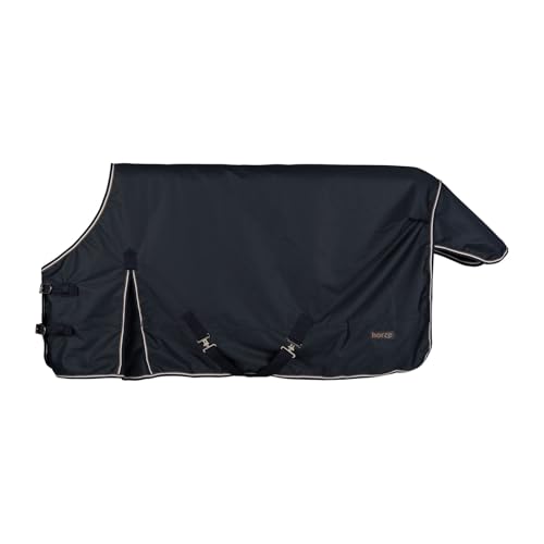 Horze Pony Glasgow Light Weight Turnout Blanket 100g - Dark Blue - 49 in - size: 49 in
