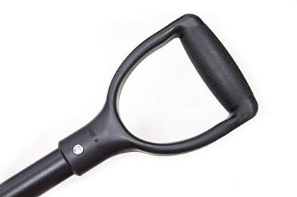 BULLY TOOLS Stall Fork Tool - Heavy Duty Tempered Steel Tines Pitchfork with D-Grip Handle, Ideal for Gardening, Farming, Bedding, Yard Cleaning and Transferring Hay - 100% Made in the USA - 38-Inch