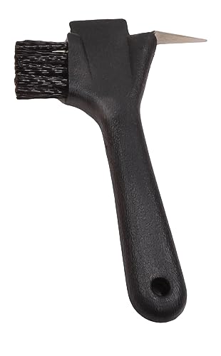 Partrade Hoof Pick Brush Scrap Black