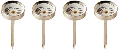 Outset F804 Steak Thermometers, Metallic - style: Steak