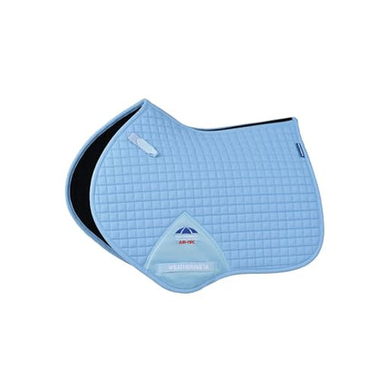 WeatherBeeta Prime Air-Tec Jump Shaped Saddle Pad - color: Sky Blue, size: Large