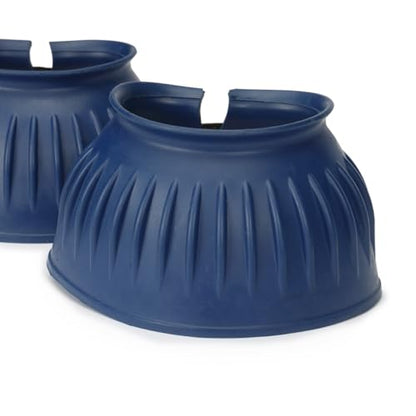 Shires Arma Overreach Bell Boots - 6mm Rubber Shock Absorbing Double Touch-Close - Multiple Sizes Royal Blue/Full