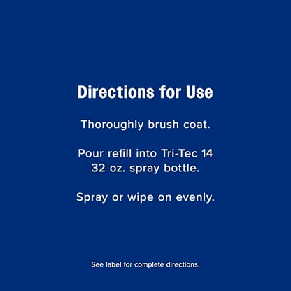 Farnam Tri-Tec 14 Fly Spray for Horses, Protects for Up to 14 Days, 128 oz - size: 128 Fl Oz (Pack of 1)
