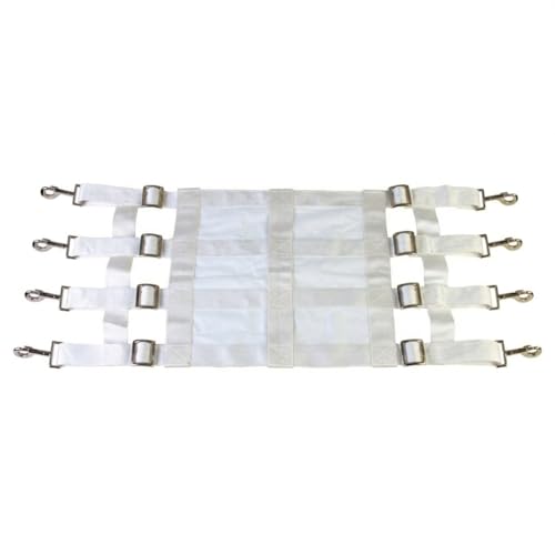 Southwestern Equine Premium Nylon Stall Guard for Horses (White-Closed) - color: White-Closed