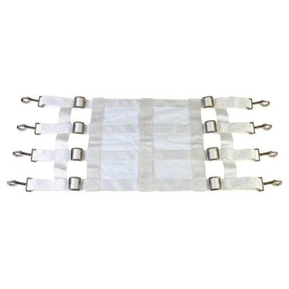 Southwestern Equine Premium Nylon Stall Guard for Horses (White-Closed) - color: White-Closed