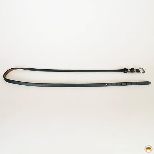 HILASON Western Horse Throat Latch Replacement Strap Headstall Harness Leather - color: Black