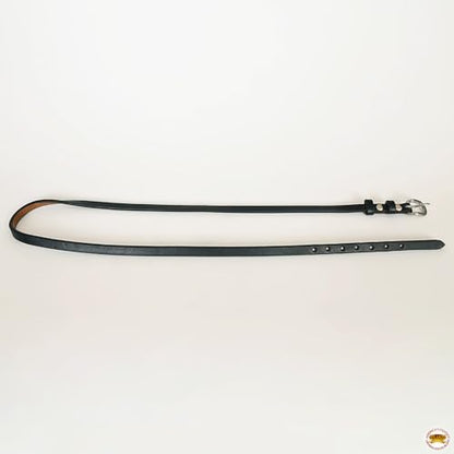 HILASON Western Horse Throat Latch Replacement Strap Headstall Harness Leather - color: Black
