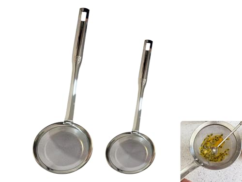 Fine Mesh Stainless Steel Colander，2025 Stainless Steel Filter,Durable Multi-Functional Kitchen Cooking Net Strainer (2-Piece Set),Strainers Fine Mesh，Profesional Stainless Strainer.