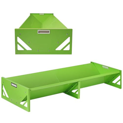 Goat Feeder Trough 55" Livestock Feeding Trough Large Capacity Metal Feed Trough Heavy-Duty Horse Feeder Livestock Feeder for Cattle Cows Horses Sheep Goats Pigs Calf Deer