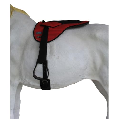 Horse Western Lightweight Neoprene Padded Bareback Saddle Pad 39186 - color: Red, size: Pad: 24" L x 36" W
