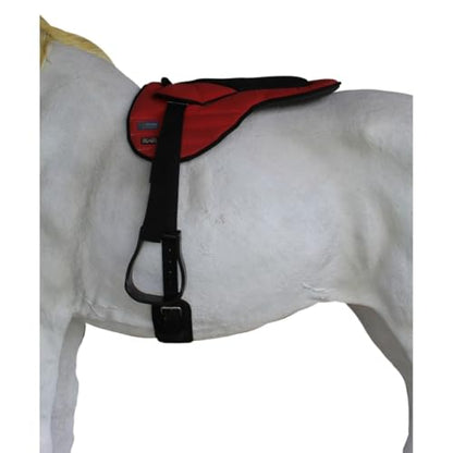 Horse Western Lightweight Neoprene Padded Bareback Saddle Pad 39186 - color: Red, size: Pad: 24" L x 36" W