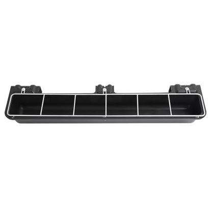 HECASA Livestock Feeder Trough, 2.5 Gallon Six Slots Fence Feeder Trough